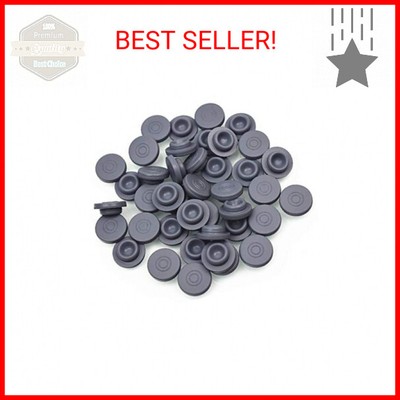 SUCOHANS 100 peices Mushrooms Self Healing Injection Ports, 20mm Rubber Bottle S