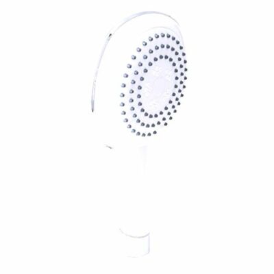 Dyconn Faucet HSU10-CHRWH 3 Setting Handheld Showerhead, Chrome and White