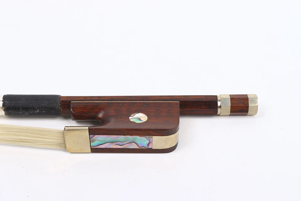 Double Bass Bow 3/4 Natural snakewood French Style Fine Pull Straight - Image 4 of 4