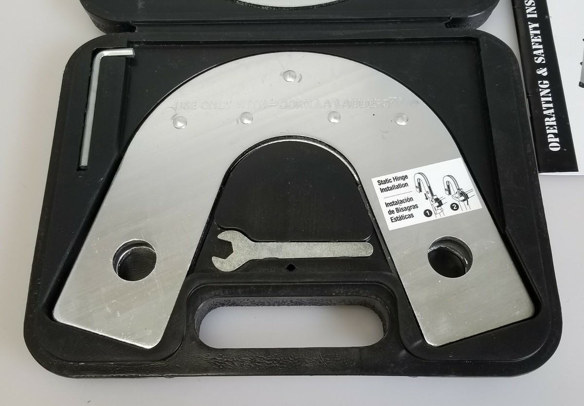 Gorilla Ladder 4 in 1 Static Hinge Kit with Storage Case and