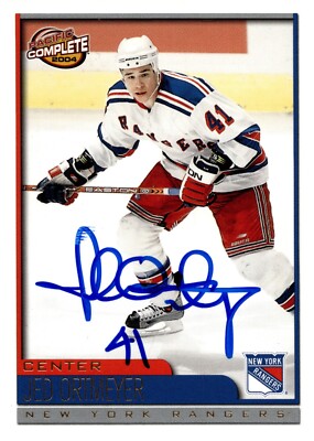 Jed Ortmeyer - Signed 2003-04 Pacific Complete Card #570