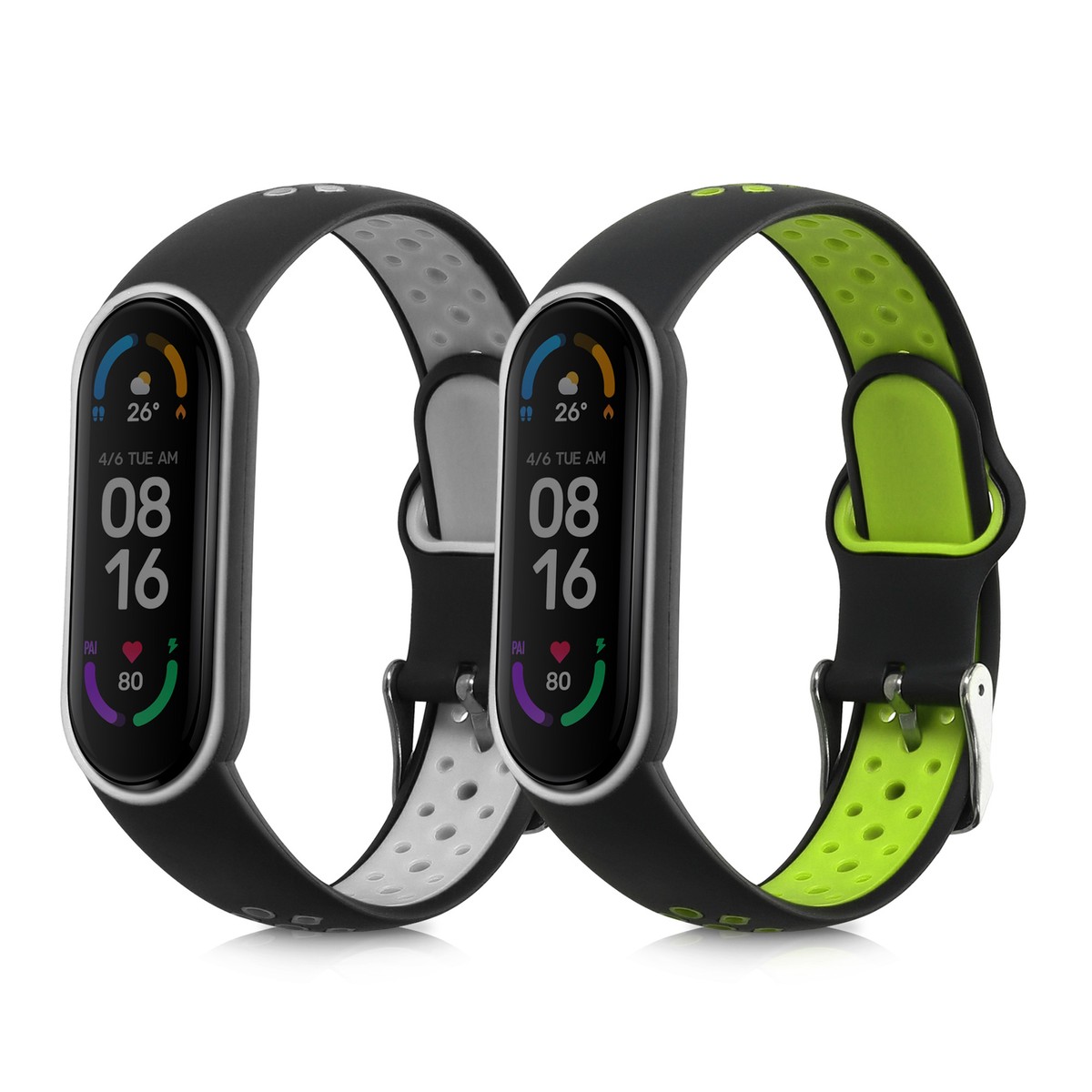 kwmobile Straps Compatible with Xiaomi Mi Smart Band Mi Band