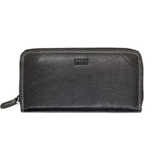 Portafoglio Donna in Vera Pelle Enrico Collection Portamonete Borsellino con Zip