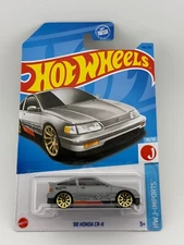 Hot Wheels 2024 '88 Honda CR-X Silver 148/250 - HW J-Imports 10/10 - New