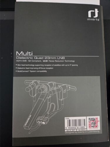 Inverto Multi Dielectric Quad 23mm LNB - Foto 2 di 4