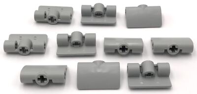 Lego 10 New Light Bluish Gray Technic Panels Curved 2 x 3 x 1 Studs Pieces