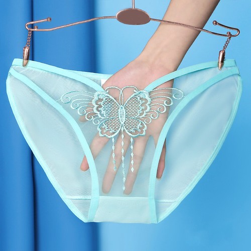 Damen transparente durchsichtige Dessous Netz Slip Spitze Höschen Unterwäsche Schlüpfer - Bild 29 von 31
