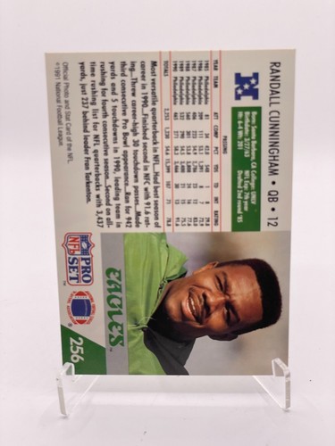 RANDALL CUNNINGHAM 1991 Pro Set #256 Ottimo - Foto 2 di 2