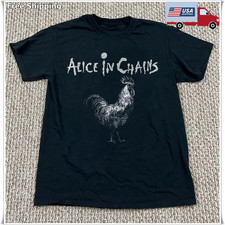 Camiseta gráfica Alice In Chains Rooster Vintage Seattle Grunge Rock Band