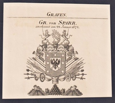 Wolff Wappen coat of arms Genealogie Heraldik heraldry Kupferstich 1820 343232