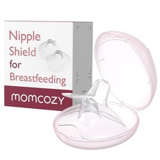 Momcozy Ultra-Thin Nipple Shields, 100 Food-Grade Silicone for Breastfeeding