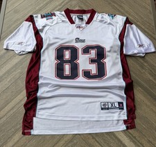 Vintage Wes Welker #83 New England Patriots NFL Super Bowl 42 Reebok Jersey XL