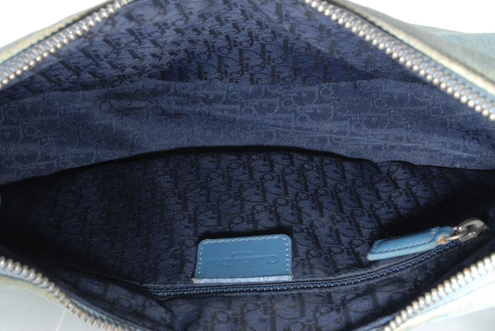 DIOR Denim Shoulder Bag Blue Denim — image 17