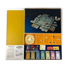 Parker Bros Boardgame Monopoly Anniversary Ed (1974 Ed) Box VG/EX