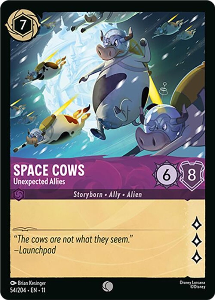 Space Cows - Unexpected Allies [11 - 54/204] EN NM Winterspell