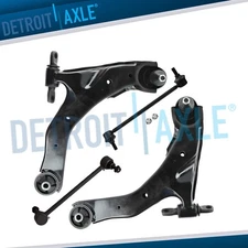 Front Lower Control Arms w/Ball Joints Sway Bars Kit for 2004-2009 Kia Spectra 5