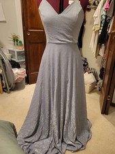 Windsor Women Light Blue With Shimmer Prom Dress Size M