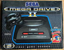 SEGA Mega Drive 2 PAL 16-Bit Console Boxed w/ Sonic the Hedgehog 2 RF/AV