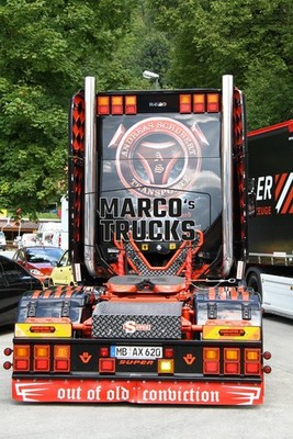 LKW Foto Scania R620 Zugmaschine Deutschland schwarz ANDREAS SCHUBERT TRA #k5bc