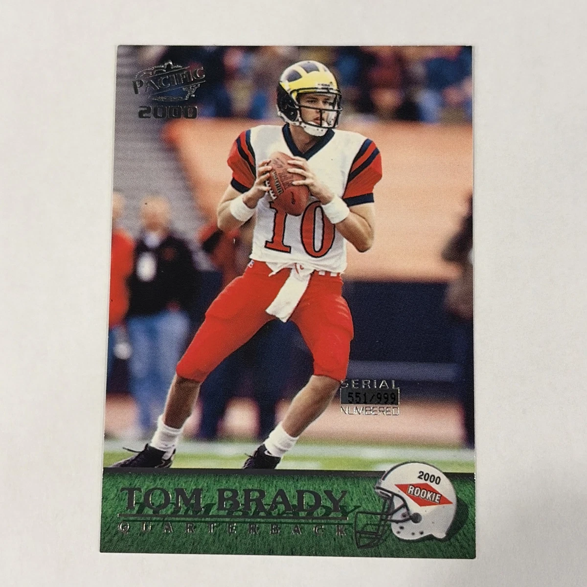Tom Brady Football Pacific Rookie Sports Trading Cards