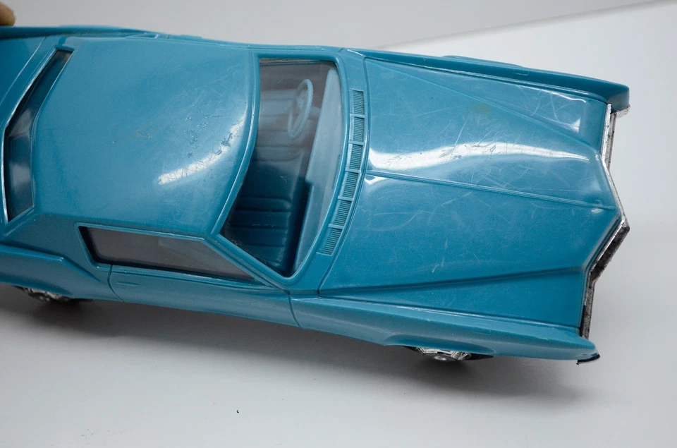 1967 Cadillac El Dorado Processed Plastics Vintage Blue Car Model Dealer Promo - Image 4 of 4