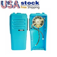 Blue New Repair Front Housing Cover Case for CP200D Portable Radio With Speaker