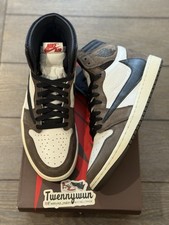 Size 9 - Air Jordan 1 Retro OG x Travis Scott High Mocha Og Worn Once