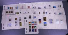 Lot Romania 1972-1973 Stamp Collection MNH Souvenir Sheets & Sets Album Pages