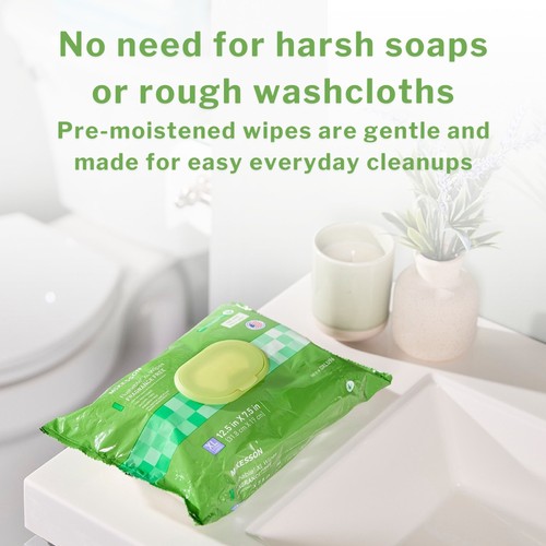 McKesson Flushable* Personal Wipe 7.5 x 12.5" DXLF48 12 Pack 576 Wipes - Picture 7 of 9
