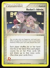 Rocket's Admin. 86/109 Uncommon EX Team Rocket Returns Pokemon EN Damaged on eBay