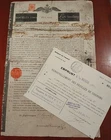 Russian 1822 Imperial Nathan Rothschild Signed 3360 Rubles Bond Loan Share Stock