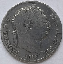 1818 George III Sixpence Coin 9.25 Fine Collectable Grade