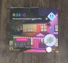 100-150FT Smart Permanent Outdoor Eave Lights RGBIC - IP67 Rating