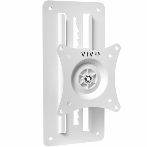 VIVO White Height Adjustable 17" to 32" VESA Monitor Wall Mount for 1 Screen - Picture 1 of 8