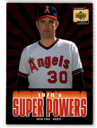 Nolan Ryan California Angels 2001 Upper Deck Decade 1970's Super Powers #SP6