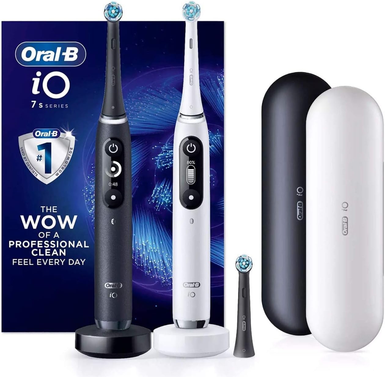 Двойная упаковка перезаряжаемых электрических зубных щеток Oral-B iO Series 7s 51890₽