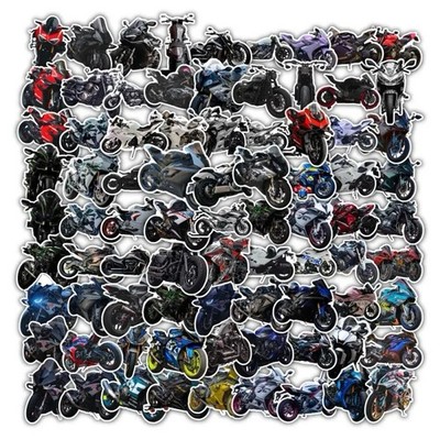 30Pcs Random Cool Motorcycle Waterproof Motocross Dirt Bike Stickers