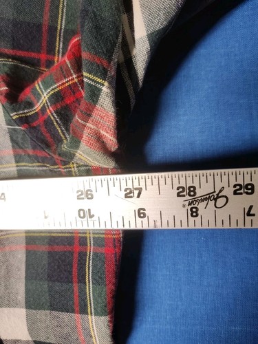 Giacca Nautica Uomo Grande Blu Plaid Full Zip Golf Bomber Golf Nautica Vintage - Foto 8 di 12