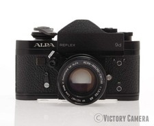 Alpa 9d Camera w/ Macro-Switar 50mm F1.8 Lens -Rare Black- EXC- 
