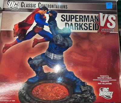 DC COMICS SUPERMAN VS DARKSEID CLASSIC CONFRONTATIONS STATUE MIB MAQUETTE Figure