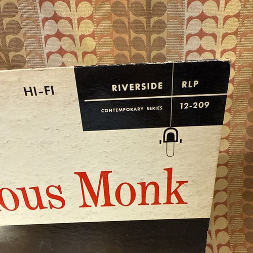 THELONIOUS MONK ~ The Unique ~ Riverside 12-209 ~ Mono DG White Label ~ Jazz LP - Foto 2 di 7