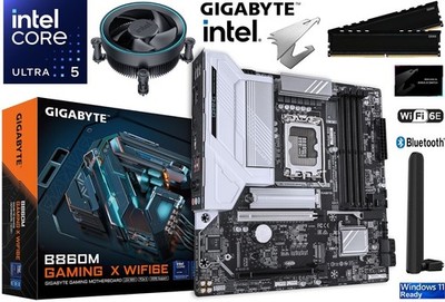 PC Aufrüstkit Intel Core Ultra 5 225F bis 64GB DDR5, GIGABYTE B860M Gaming WIFI