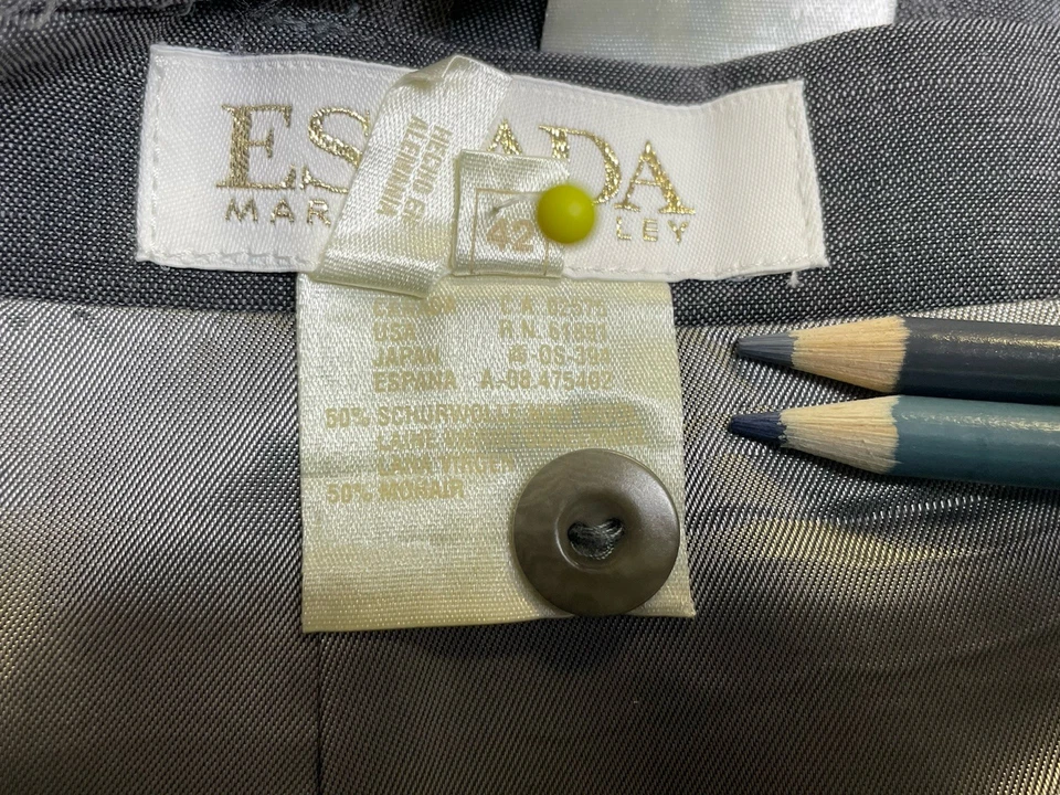 Conjunto de tres piezas falda pantalón Escada talla 42 o 12 de Ermenegildo Zegna LEER Foto 2 de 4