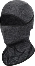 Achiou Balaclava Face Mask, Ski Mask for Men Women Football, Hemp Gray 