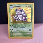 Nidoking Pokemon Card Holo WOTC 11/102 Base Set Rare Vintage 1999 Original LP