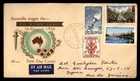 Mayfairstamps Australia FDC 1956 Olympic Games in Melbourne mixed franking air m