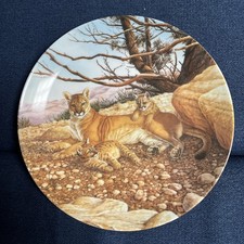 Knowles Great Cats Of The Americas Lee Cable Collector Plate The Cougar