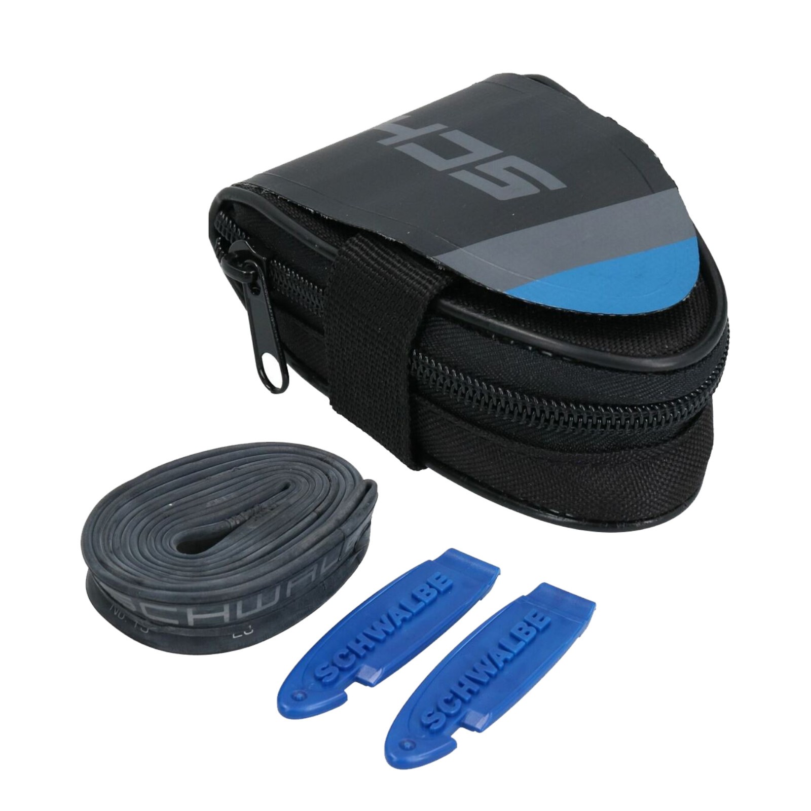 Bike Saddle Bag Schwalbe 700c With Accessories Black