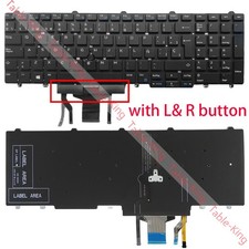 Spanish Backlit Keyboard for Dell Latitude 5580 5590 5591 5710 E5550 E5570 E5580