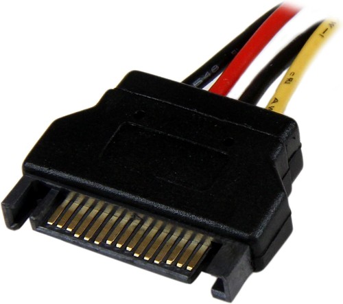 StarTech.com 12in SATA to LP4 Power Cable Adapter F/M - SATA to LP4 Power Adapte - 第 3/4 張圖片